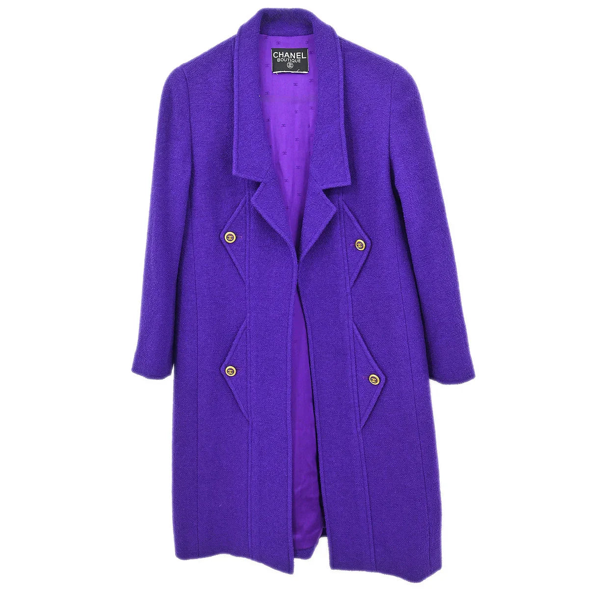 Chanel Coat Purple