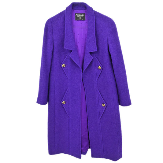 Chanel Coat Purple