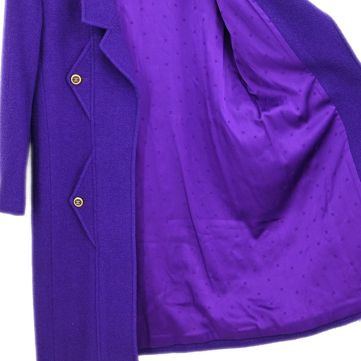 Chanel Coat Purple