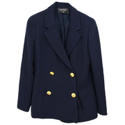 Chanel Double Breasted Jacket Navy