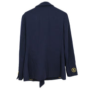 Chanel Double Breasted Jacket Navy