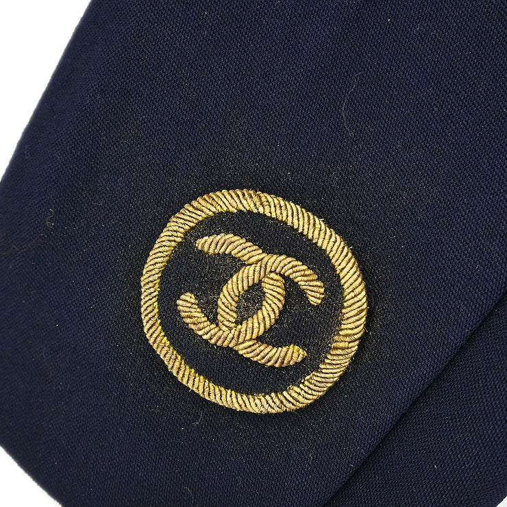 Chanel Double Breasted Jacket Navy