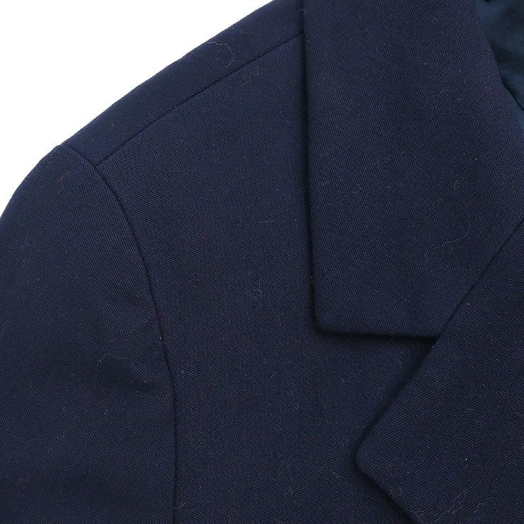 Chanel Double Breasted Jacket Navy