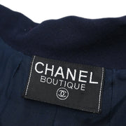 Chanel Double Breasted Jacket Navy