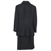 Celine Setup Suit Jacket Skirt Black #38