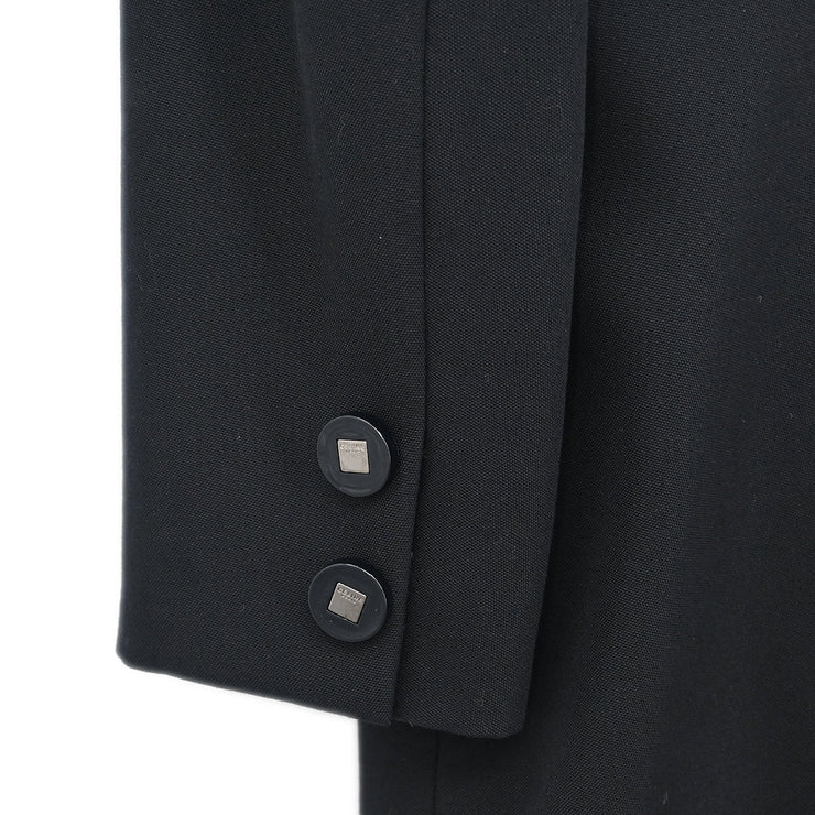 Celine Setup Suit Jacket Skirt Black #38