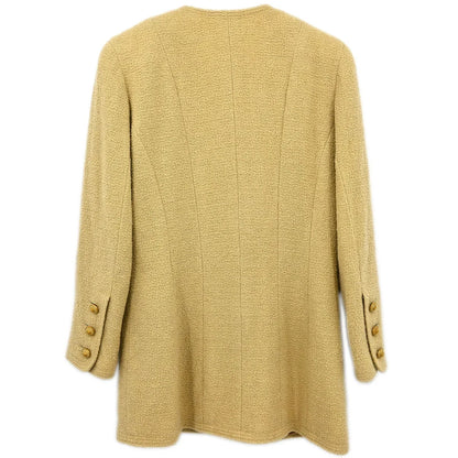 Chanel Collarless Jacket Beige