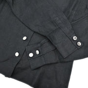 Chanel Blouse Sheer Shirt Black #40