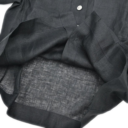 Chanel Blouse Sheer Shirt Black #40