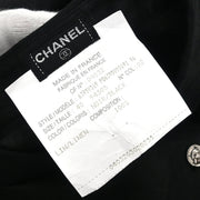 Chanel Blouse Sheer Shirt Black #40