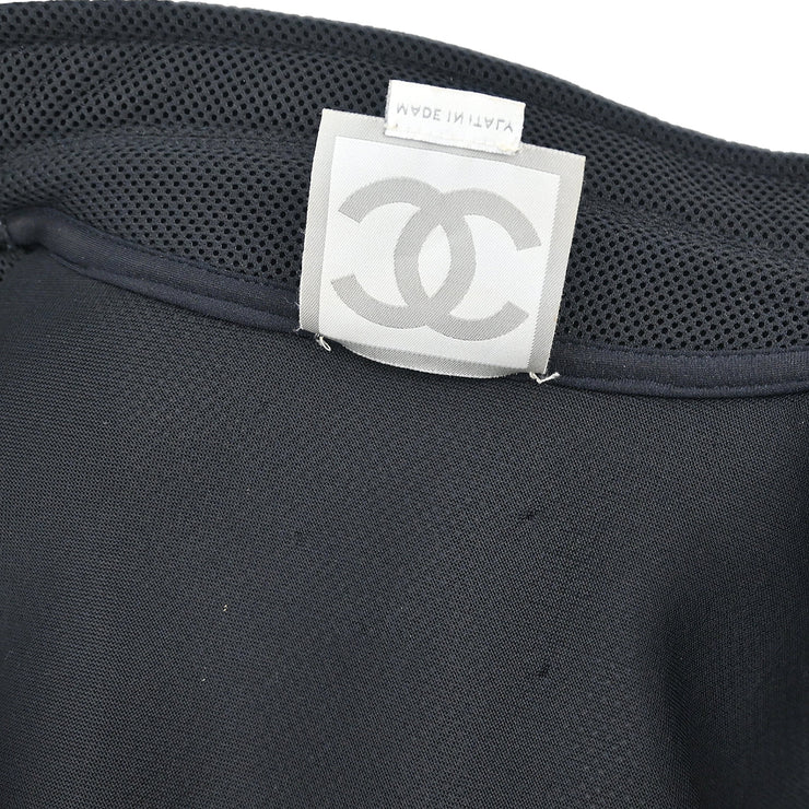 Chanel 2003 Sport Line Zip Up Jacket Black #44