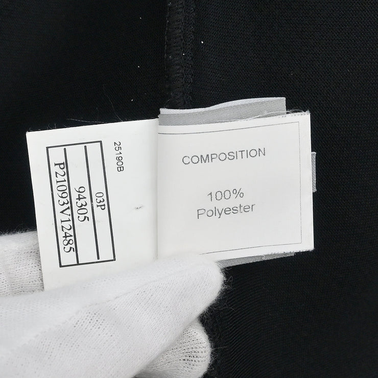 Chanel 2003 Sport Line Zip Up Jacket Black #44