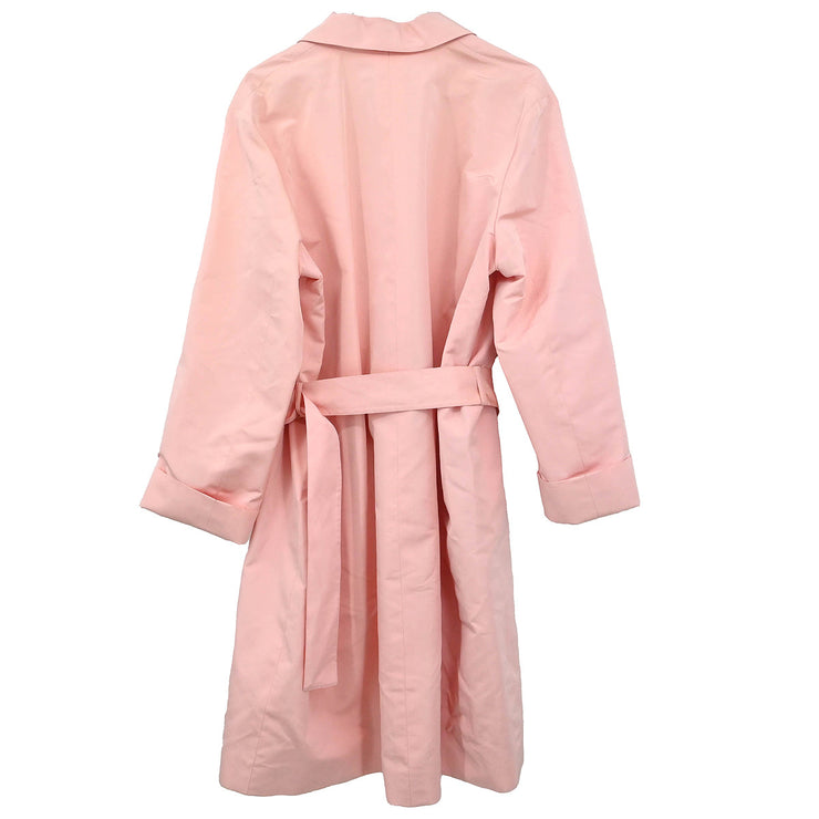 Chanel 1996 Single Breasted Coat Pink #38