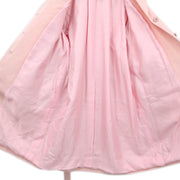 Chanel 1996 Single Breasted Coat Pink #38