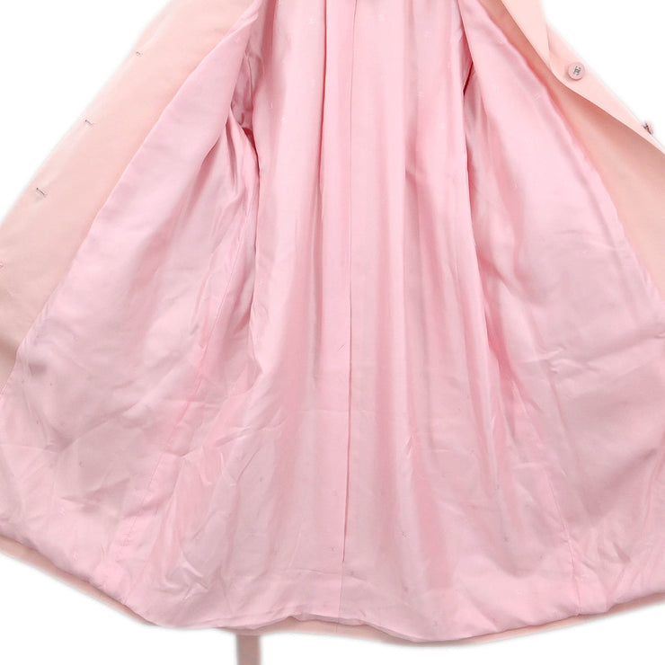 Chanel 1996 Single Breasted Coat Pink #38