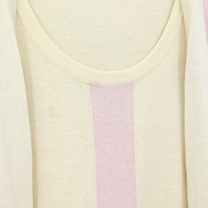 Chanel Ensemble Cardigan Sleeveless Top White
