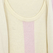 Chanel Ensemble Cardigan Sleeveless Top White