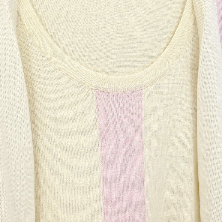 Chanel Ensemble Cardigan Sleeveless Top White