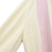 Chanel Ensemble Cardigan Sleeveless Top White