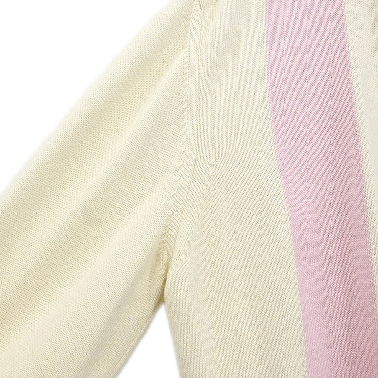 Chanel Ensemble Cardigan Sleeveless Top White
