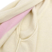 Chanel Ensemble Cardigan Sleeveless Top White