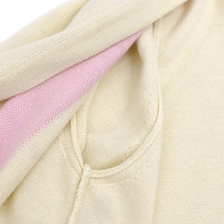 Chanel Ensemble Cardigan Sleeveless Top White