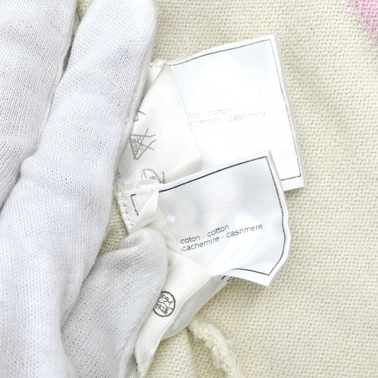 Chanel Ensemble Cardigan Sleeveless Top White