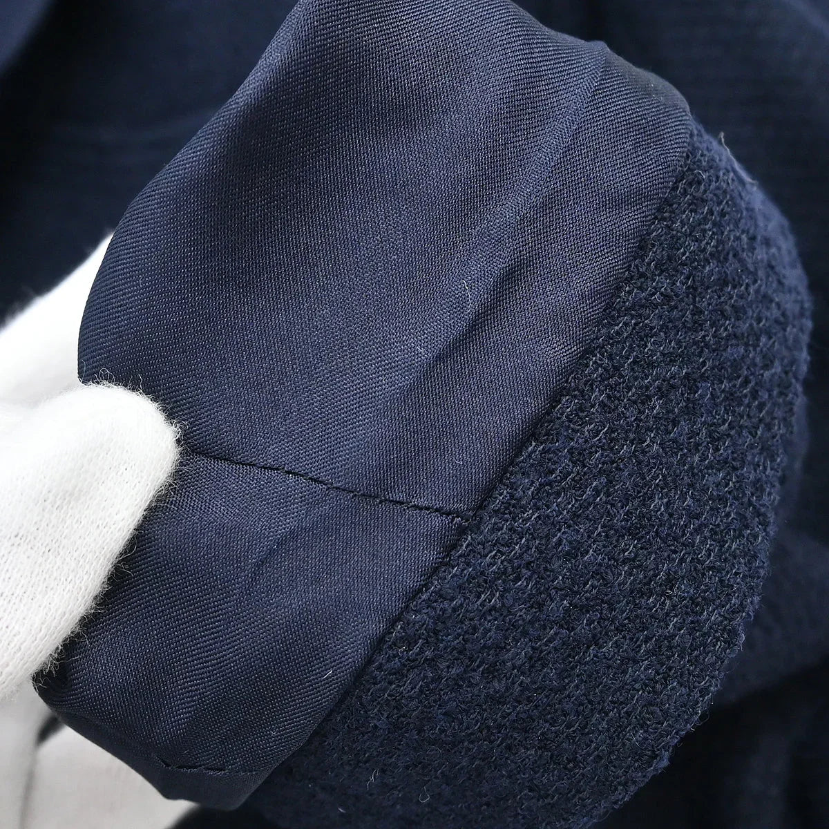 Chanel 1997 Setup Suit Jacket Skirt Navy #38