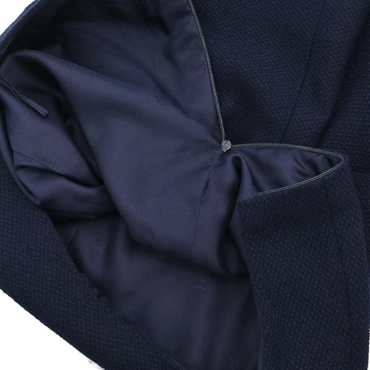 Chanel 1997 Setup Suit Jacket Skirt Navy #38