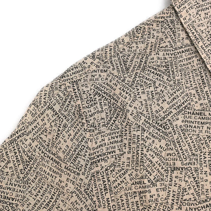 Chanel 1999 Short Sleeve Blouse Shirt Top Beige #38