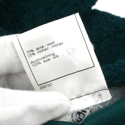 Chanel 1997 Single Breasted Jacket Dark Green #42