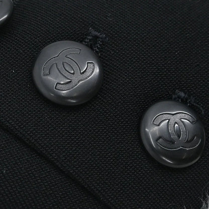 Chanel 1996 Single Breasted Jacket Black #36