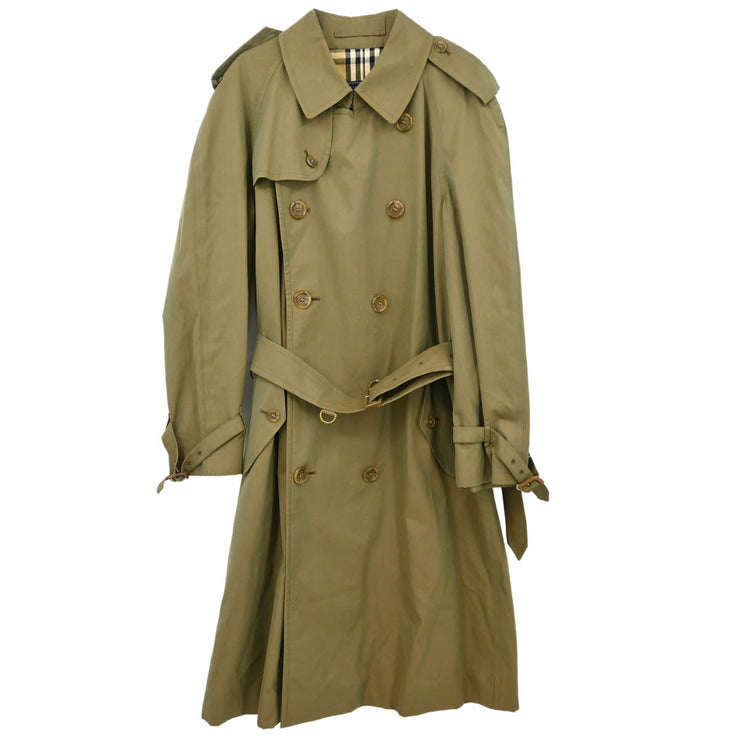 Burberrys Double Breasted Trench Coat Khaki #48