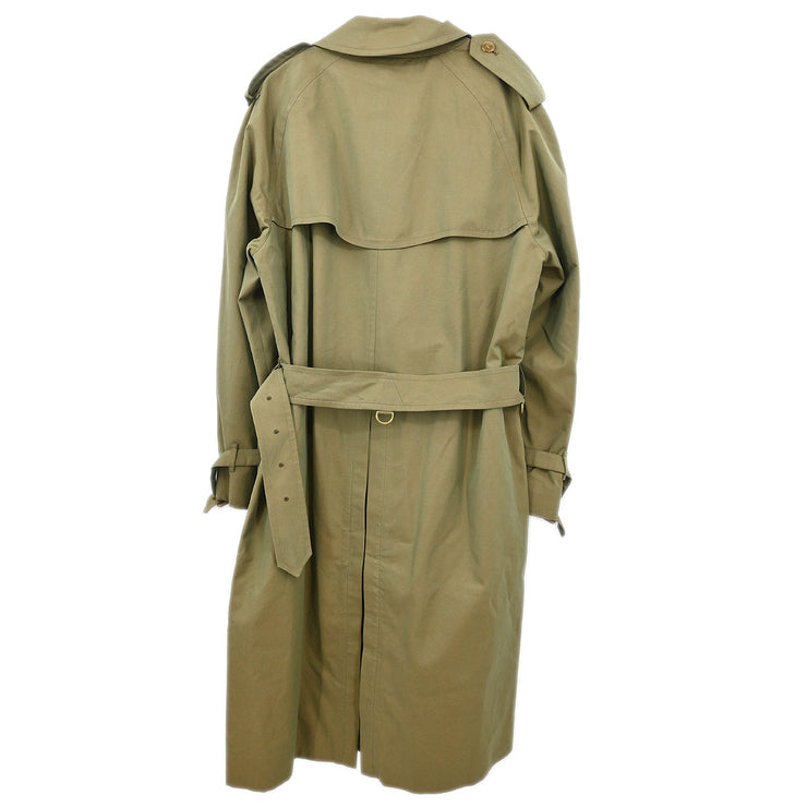 Burberrys Double Breasted Trench Coat Khaki #48