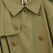 Burberrys Double Breasted Trench Coat Khaki #48