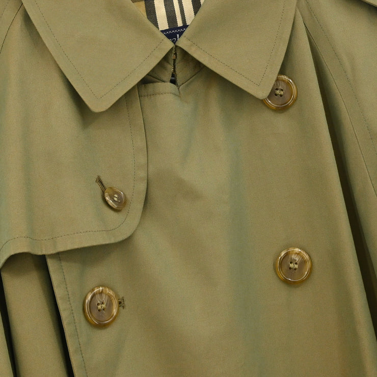 Burberrys Double Breasted Trench Coat Khaki #48