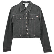 Christian Dior 2003 Single Breasted Denim Jacket Black #36