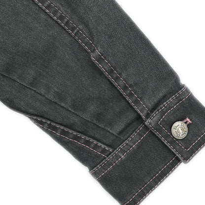 Christian Dior 2003 Single Breasted Denim Jacket Black #36