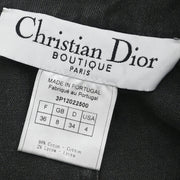 Christian Dior 2003 Single Breasted Denim Jacket Black #36