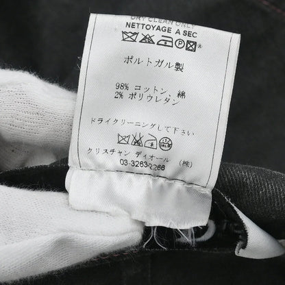 Christian Dior 2003 Single Breasted Denim Jacket Black #36
