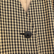 Yves Saint Laurent Setup Suit Jacket Skirt Brown #36