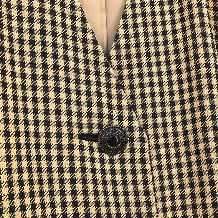 Yves Saint Laurent Setup Suit Jacket Skirt Brown #36