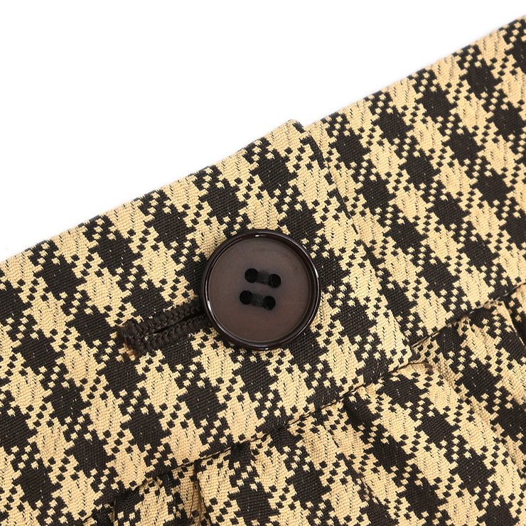 Yves Saint Laurent Setup Suit Jacket Skirt Brown #36