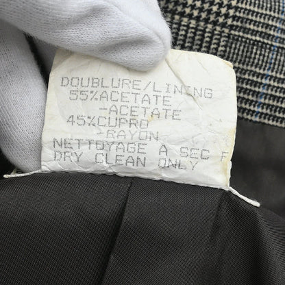 Yves Saint Laurent Single Breasted Jacket Gray #38