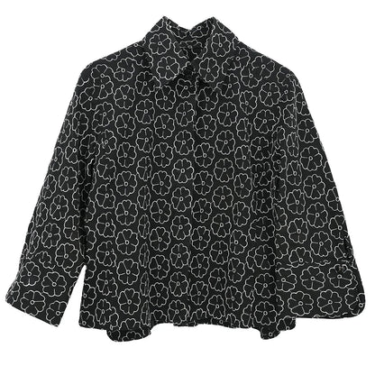 Chanel 2004 Blouse Shirt Black #44