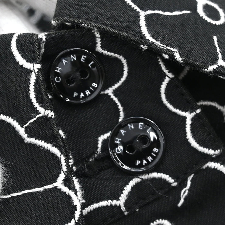 Chanel 2004 Blouse Shirt Black #44