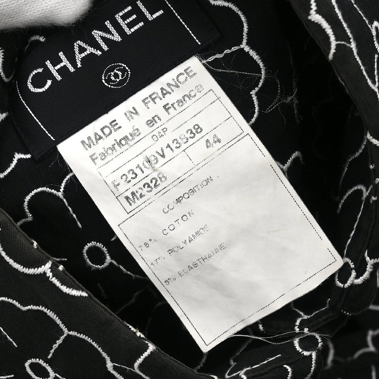Chanel 2004 Blouse Shirt Black #44