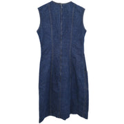 Chanel Denim Sleeveless Dress Indigo #36