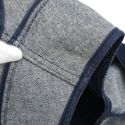 Chanel Denim Sleeveless Dress Indigo #36