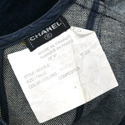 Chanel Denim Sleeveless Dress Indigo #36